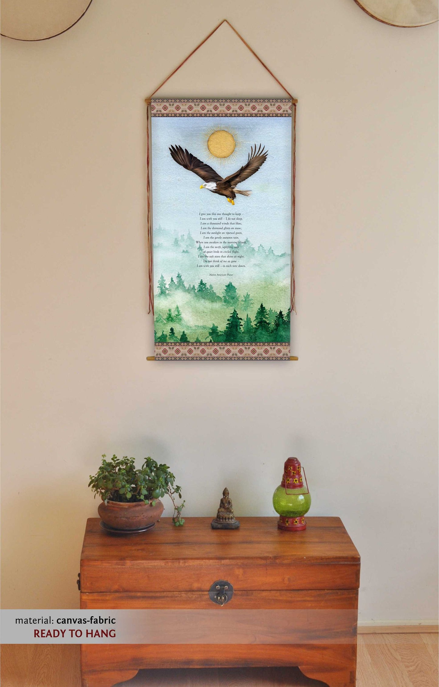 Native American Prayer Quote Print, I Give You This One Thought, Inspirational Gift Wall Art Print, Native Americans Wall Art, Wall Hanging