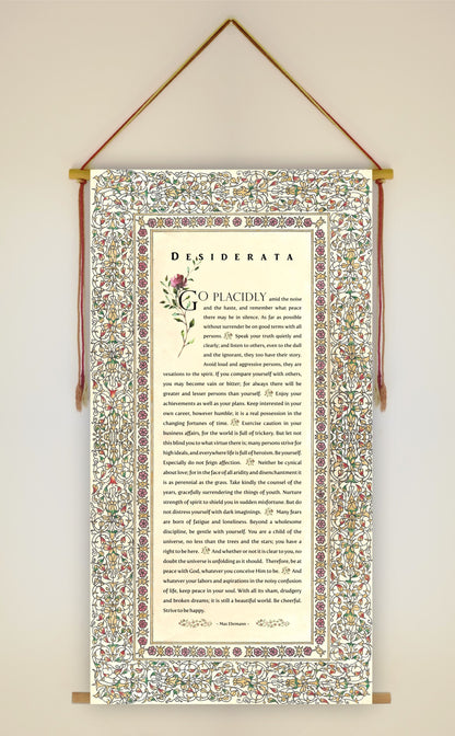 Desiderata Poem Art Print, Wall Art, Wall Hanging, Desiderata Print, Desiderata Poster, Graduation Gift, Graduation Poem, Max Erhmann