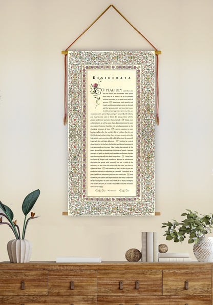 Desiderata Poem Art Print, Wall Art, Wall Hanging, Desiderata Print, Desiderata Poster, Graduation Gift, Graduation Poem, Max Erhmann