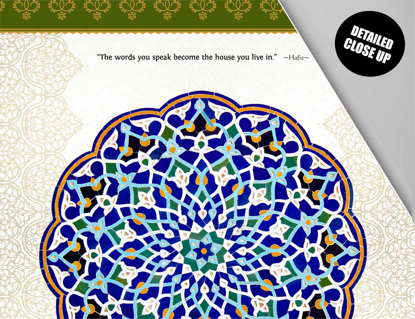 Hafiz, The Words You Speak, Hafiz Wall Hanging, Inspirational Quotes, Hafiz, Mandala Wall Art, Sufi, Speaking Kindly, Sufi Art, Tapestry