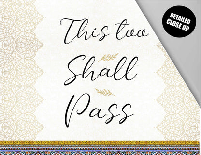 This too shall pass, Wall Hanging, Wall art, this too shall pass print, Tapestry