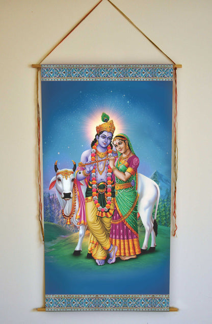 radha krishna painting, radha krishna wall Art, Krishna and Radha, Indian Art, radha krishna wall print, radha krishna wall decor, tapestry