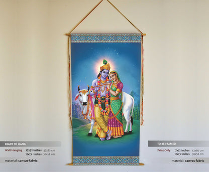 radha krishna painting, radha krishna wall Art, Krishna and Radha, Indian Art, radha krishna wall print, radha krishna wall decor, tapestry